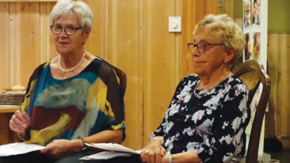 Marit Tingelstad og Maren Skari mimret fra en årrekke som medlemmer.