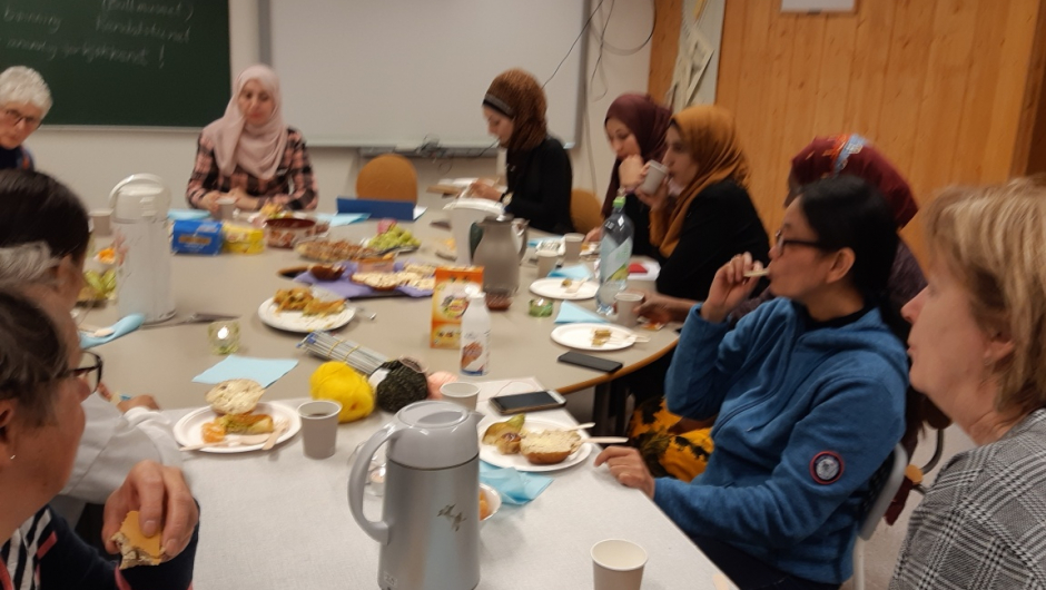 Hygge rundt kaffebordet