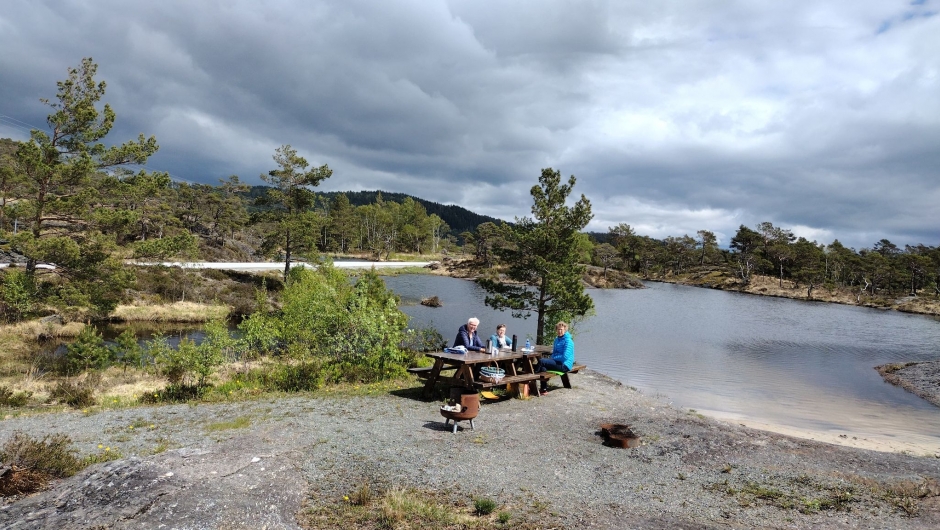 fantastiske plass for å ta seg en kaffikopp og niste