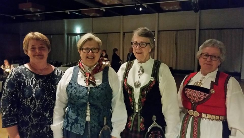 Sidsel Ophus, Hanne Marit Amb, Brynhild Lervang og Bente Haugom