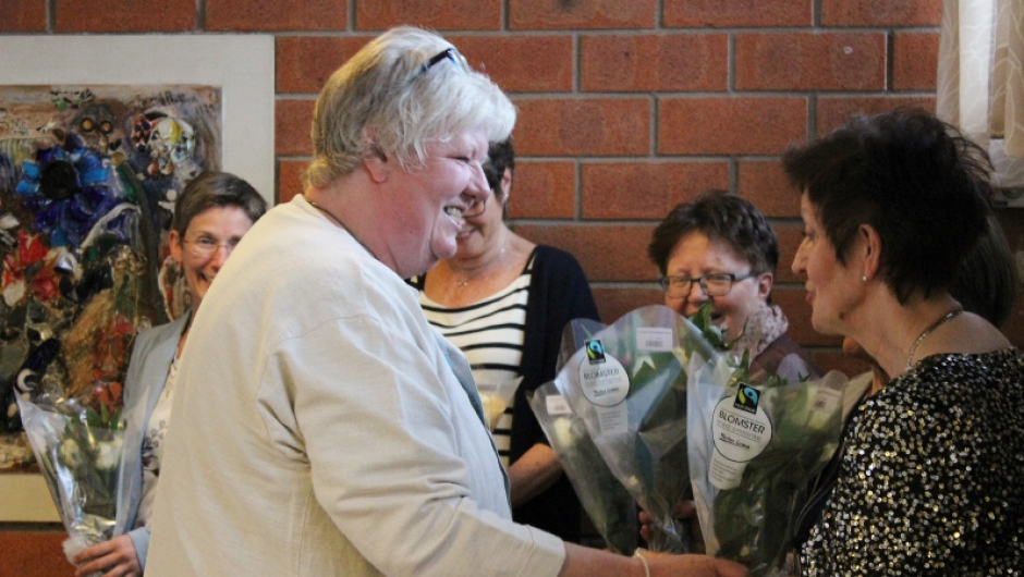 Blomster til tidligere ledere