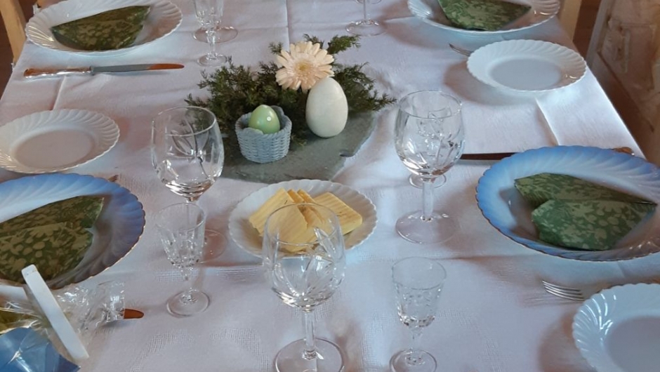 Bordet er ferdig Bordet er ferdig