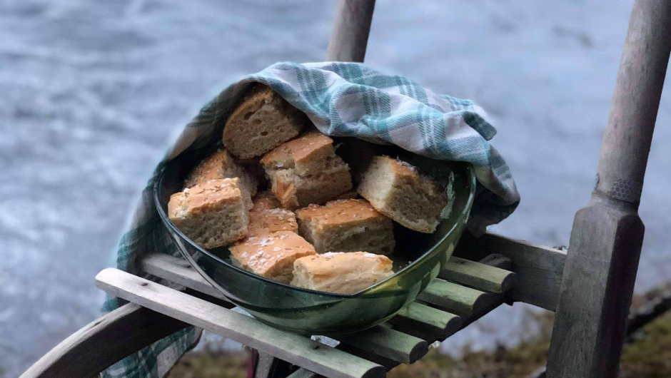 Focaccia brød
