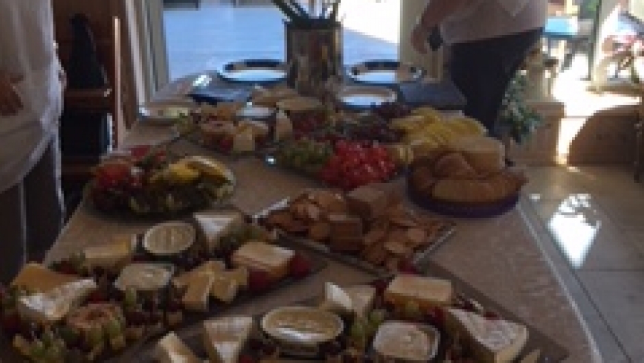 Deilig mat ble servert