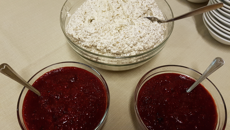 Dessert laget av Bygg. Nam...