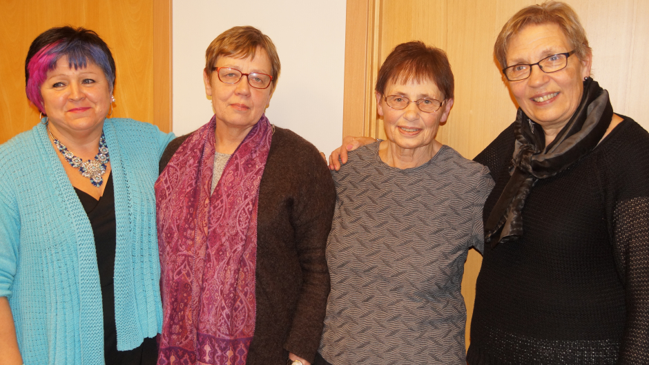 STYRET F.V: Ingvild Johansen (styremedlem), Bodil Bjørlo Takle (nestleiar), Turid Aud Kvåle (styremedlem) og Jenny Myklebust (leiar). Jenny Norddal og Mai Britt Karlsen var ikkje tilstades på bilete. STYRET F.V: Ingvild Johansen (styremedlem), Bodil Bjørlo Takle (nestleiar), Turid Aud Kvåle (styremedlem) og Jenny Myklebust (leiar). Jenny Norddal og Mai Britt Karlsen var ikkje tilstades på bilete.