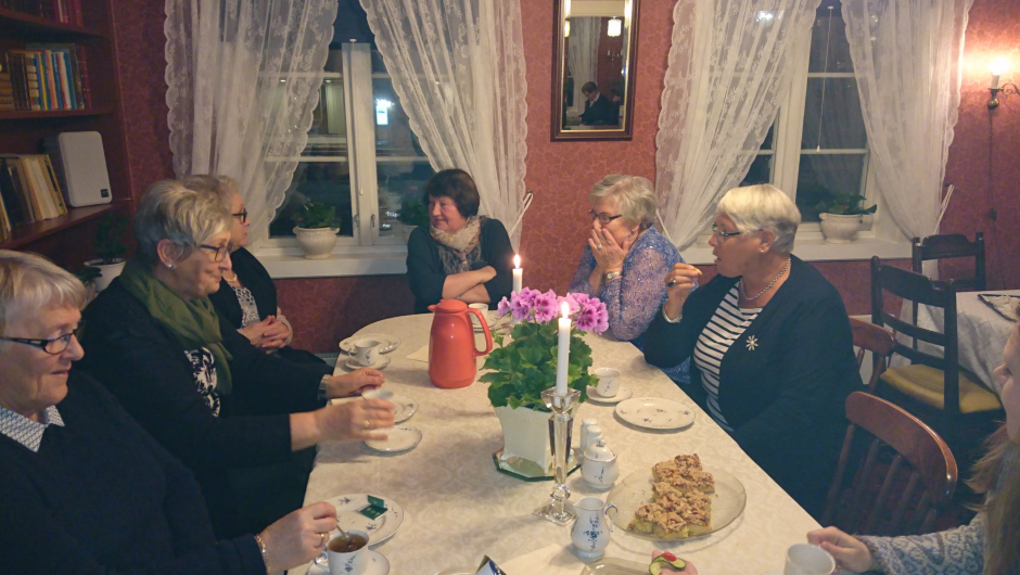 Ei hyggelig matøkt hører med. Matøkt