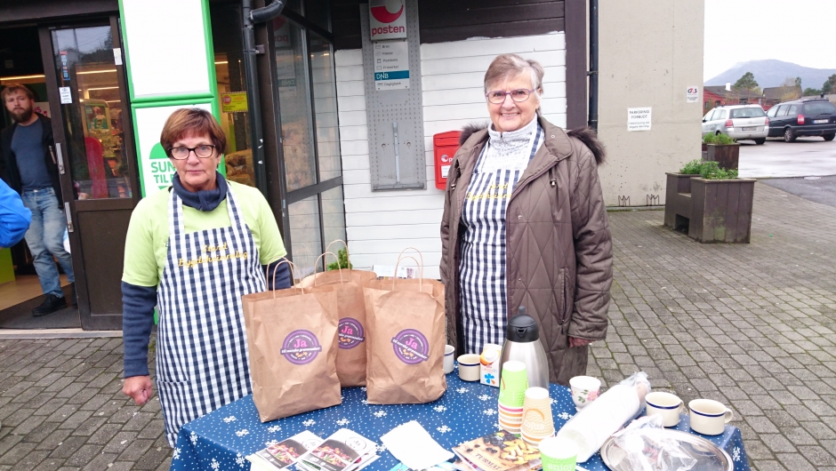 Alfhild og Eldbjørg Bygdekvinnelagsdamer