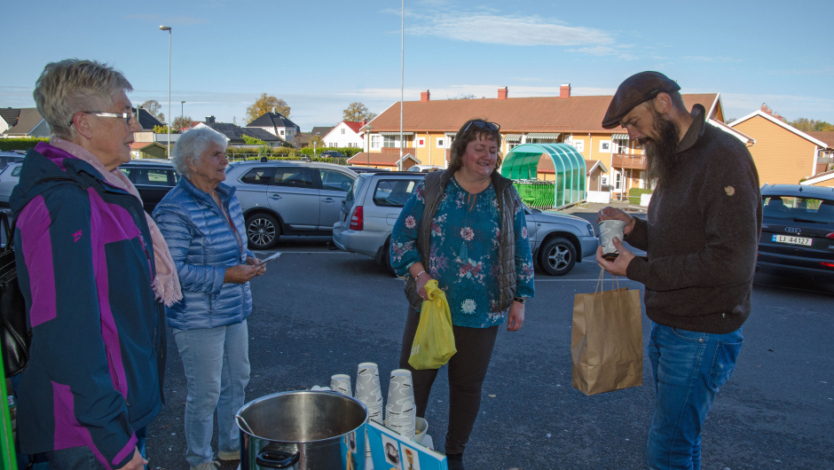Overrasker med gratis grønnsaker Overrasker med gratis grønnsaker