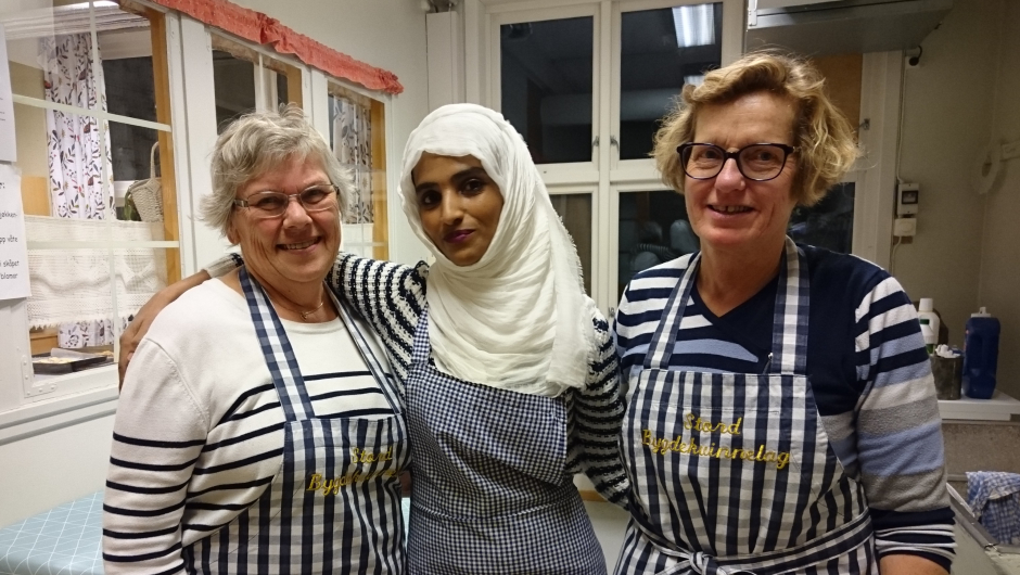 Rigmor, Zeynab, Marit-Anne Julebakst