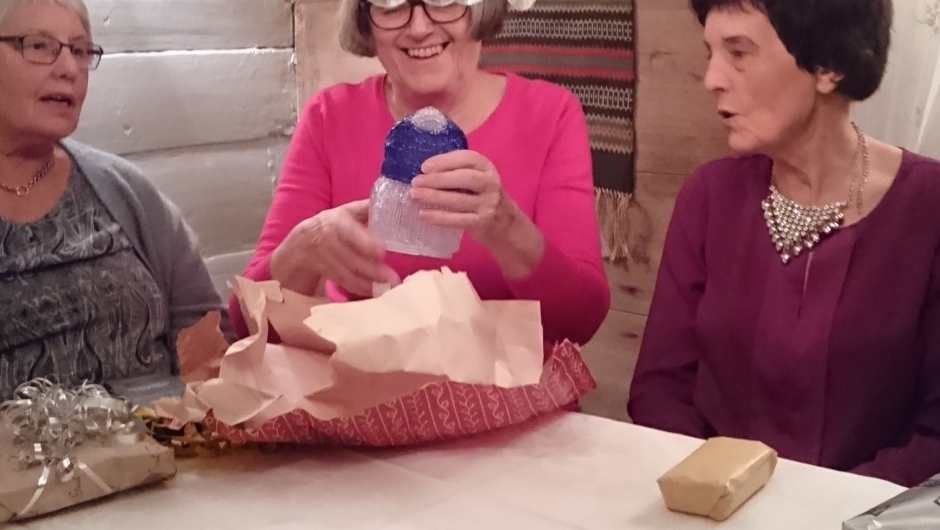 Sissel fikk en ny venn, Gullet. Julemøte på Førland