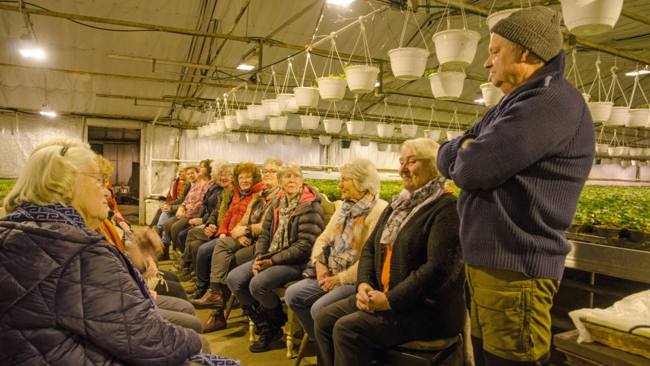 Gartneri innehaver gartner Roar Tvedten fortalte om Løn gartneri sin produksjon Gartneri innehaver gartner Roar Tvedten fortalte om Løn gartneri sin produksjon