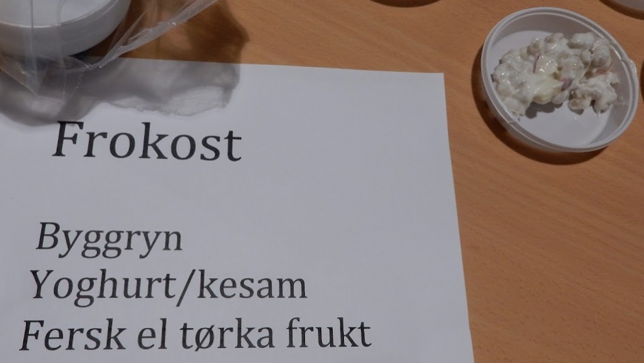 Frukostoppskrift. Frukostoppskrift.