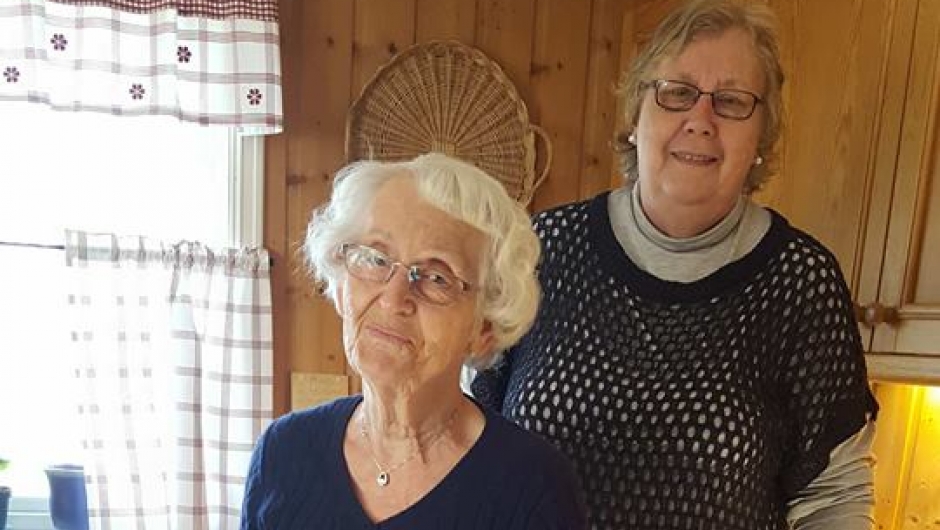 Anne Marie og Ellen hadde kjøkkentjenesten