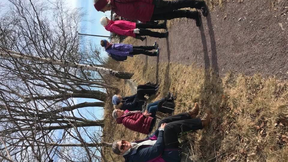 Vi har rastet her i solskinnet