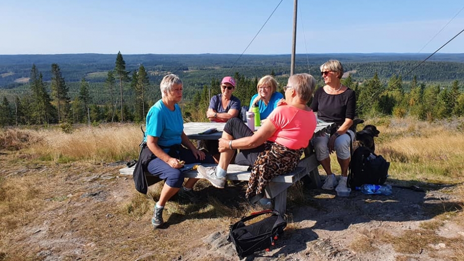 Eidskog BKL har gått tur til Hornkjøltårnet i fantastisk sensommervær.
