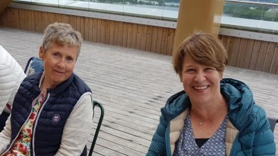 Else og Sanna - blide deltakere!