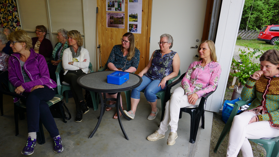 Lyttende forsamling Noen av gjestene!