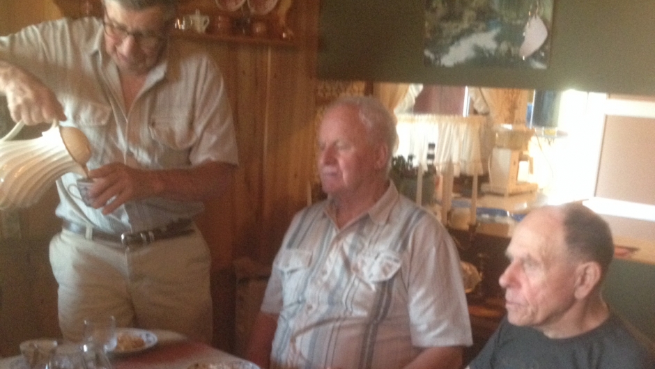 Gutta var også med.