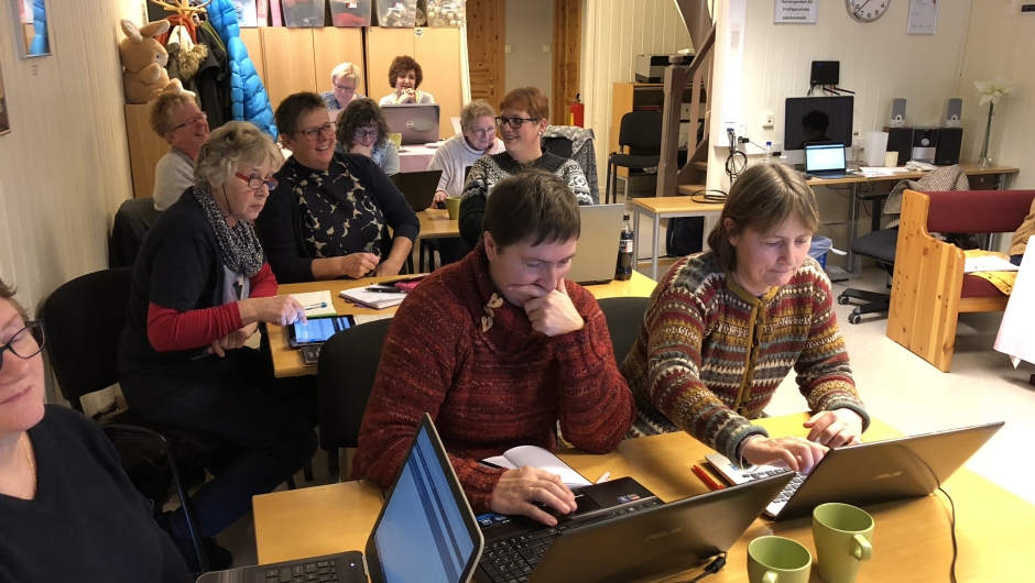 Ivrige kursdeltagere Ivrige kursdeltagere