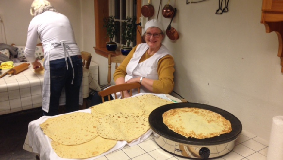 En pust i bakken med det flotte resultatet klar for smøring