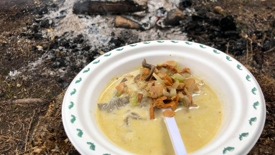 Ferdig soppsuppe. (Foto: Ane Aa. Grøndahl)