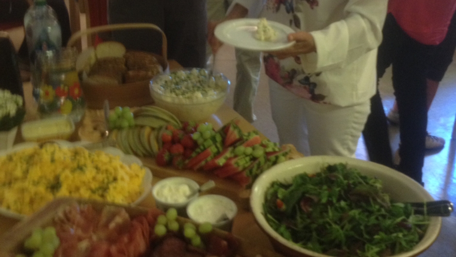 Mye godt å forsyne seg av.