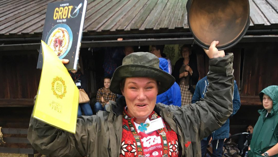 Gjevt å stikke av med to prisar for Laila Røsholt Rød. Gjevt å stikke av med to prisar!