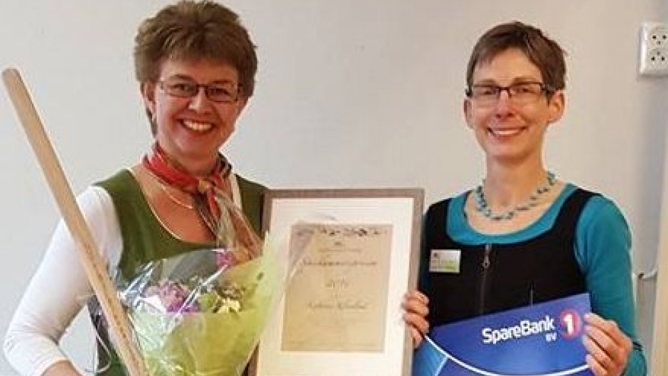 Årets vinner av Spiskammersprisen  sammen med Anne Ka Munkejord