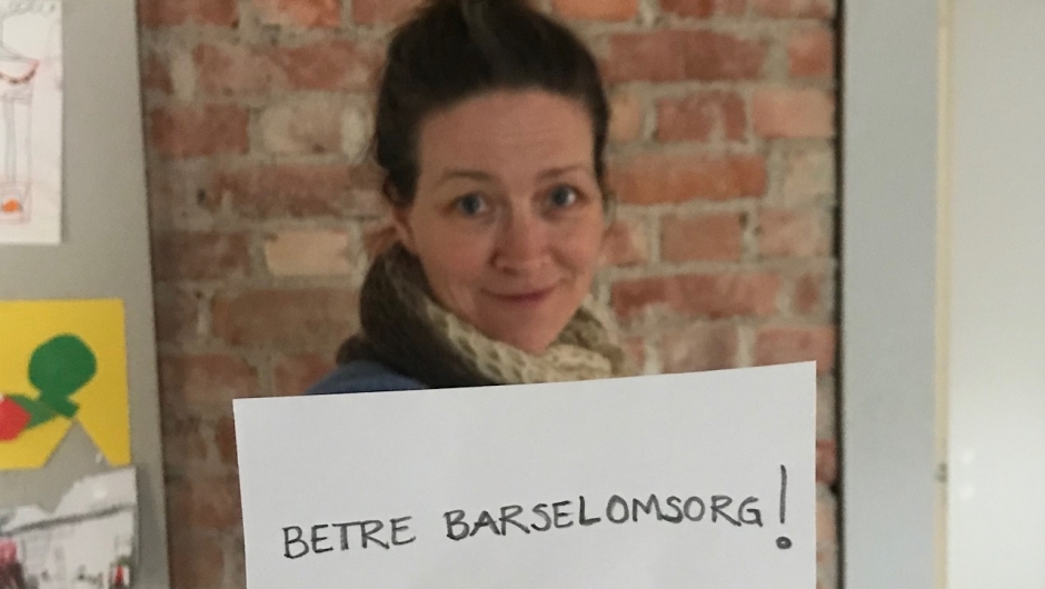 Astrid Seime slår et slag for bedre barselomsorg!