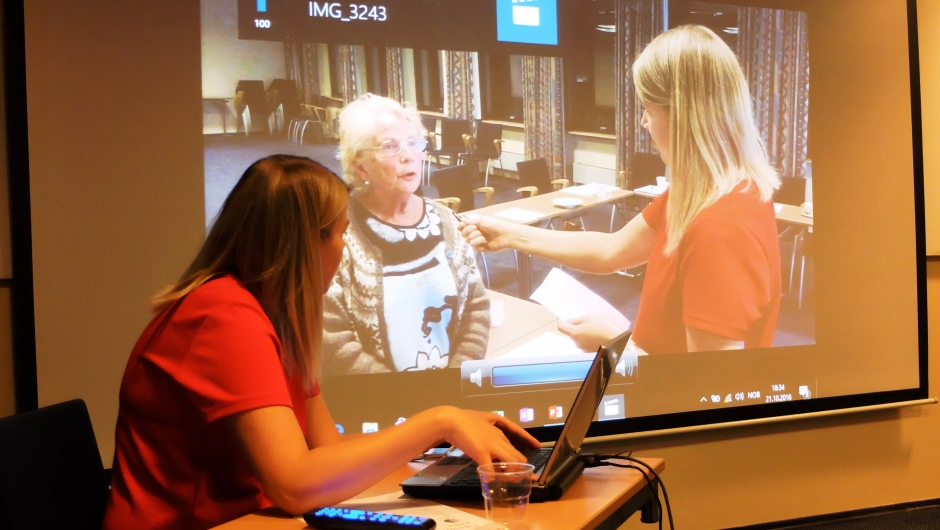 Medietreningskurs. Foto: Cesilie Aurbakken.