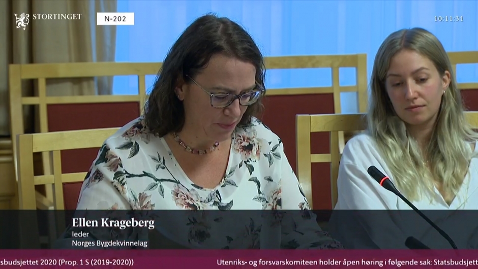 Utklipp fra Stortingets Nett-TV. Videoklippet kan du se i linken i saken. Utklipp fra Stortingets Nett-TV. Videoklippet kan du se i linken i saken.