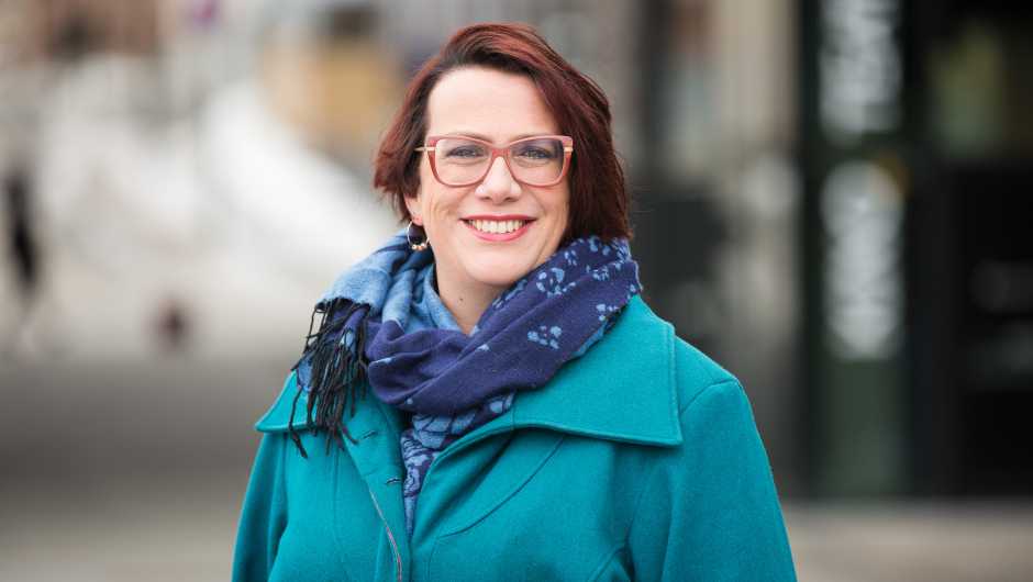 Norges Bygdekvinnelag har gitt innspill til KrFs regjeringsforhandlinger. Her ved leder Ellen Krageberg. Foto: Lars Martin Bøe
