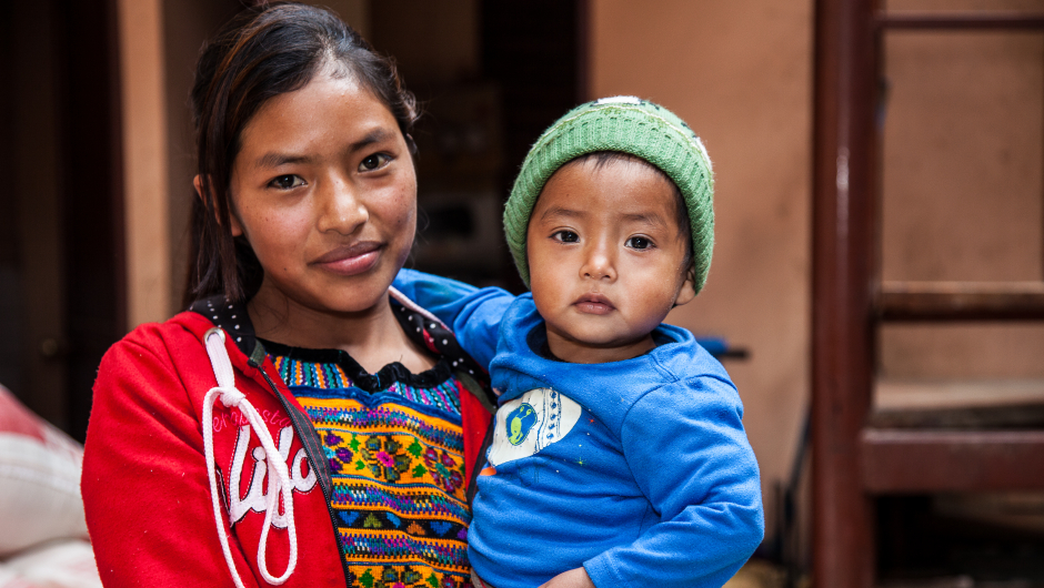 20 år gamle Magdali Cruz Pablo er én av de sterke kvinnene Utviklingsfondet jobber med i Guatemala. Hun forteller om store utfordringer med klimaforandringene. Foto: Harald Herland Applaus! film&tv.