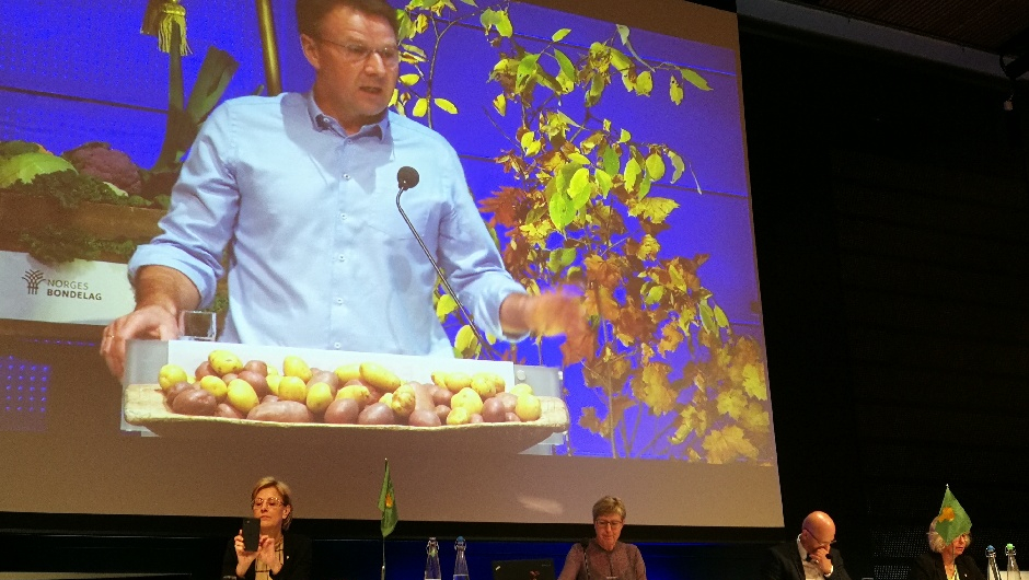 Lars Petter Bartnes, leder i Norges Bondelag.