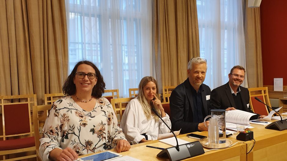 På høringen i Utenriks- og Forsvarskomiteen deltok Norges Bygdekvinnelag, Spire, Utviklingsfondet og Caritas