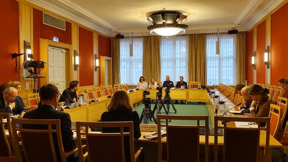 Fra høringen Fra høringen