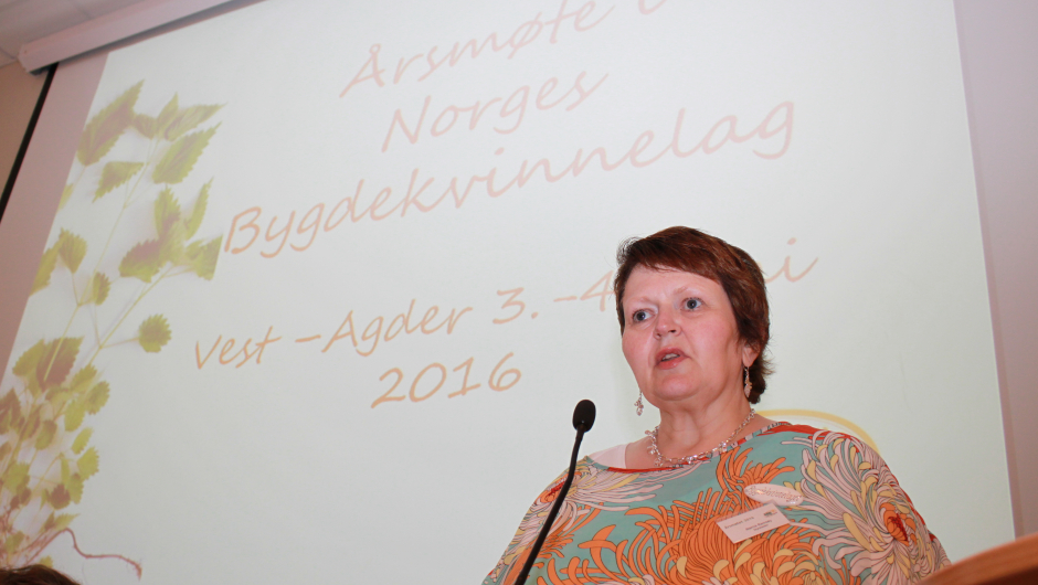 Jeg ønsker at flere skal finne plassen sin i vår organisasjonen – og være med å utgjøre en forskjell, sier Marna Ramsøy i sin årsmøtetale. Foto: Helle Cecilie Berger.