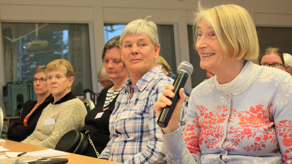 Grethe Brundtland, styremedlem Norges Bygdekvinnelag. Foto: Helle Cecilie Berger. Grethe Brundtland, styremedlem Norges Bygdekvinnelag. Foto: Helle Cecilie Berger.