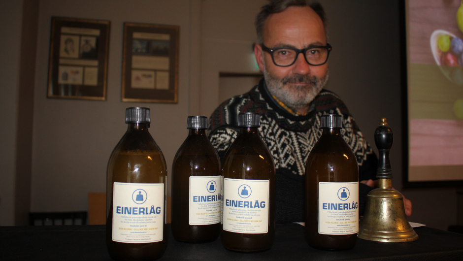 Sjur Harby fra Disen Kolonial, medarrangør av seminaret. Foto: Cesilie Aurbakken