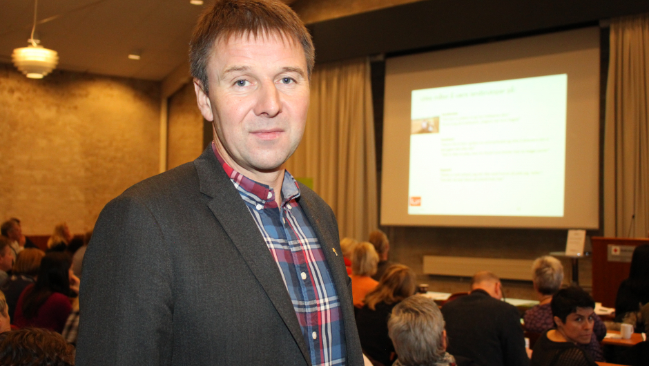 Leder i Norges Bondelag, Lars Petter Bartnes. Foto: Helle Cecilie Berger.