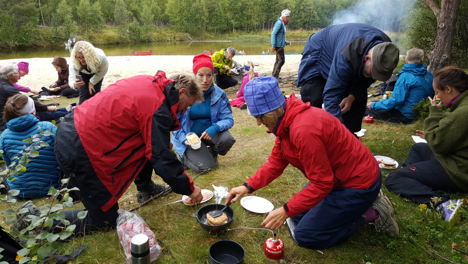 Turmatkurset med Ragnhild Moen Holø var svært populært. Foto: Inger Furusæter.