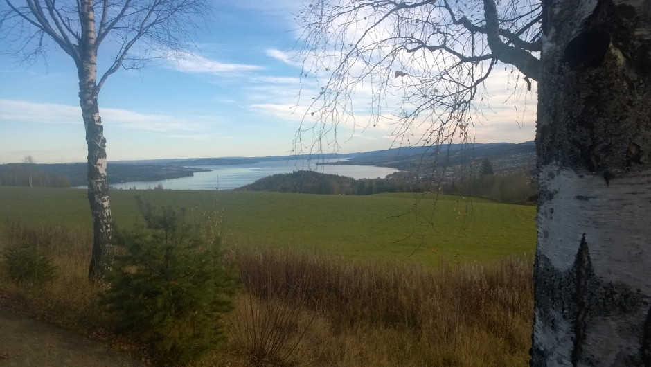 Mjøsa sett fra Nerby i Vardal