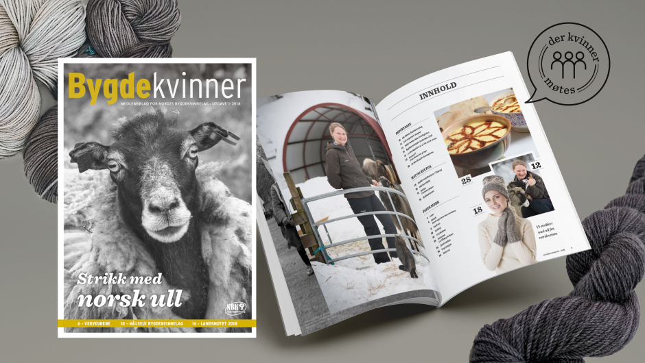 I årets første utgave av Bygdekvinner får du mange varme møter med spennende mennesker. Foto: Ida Westvang.