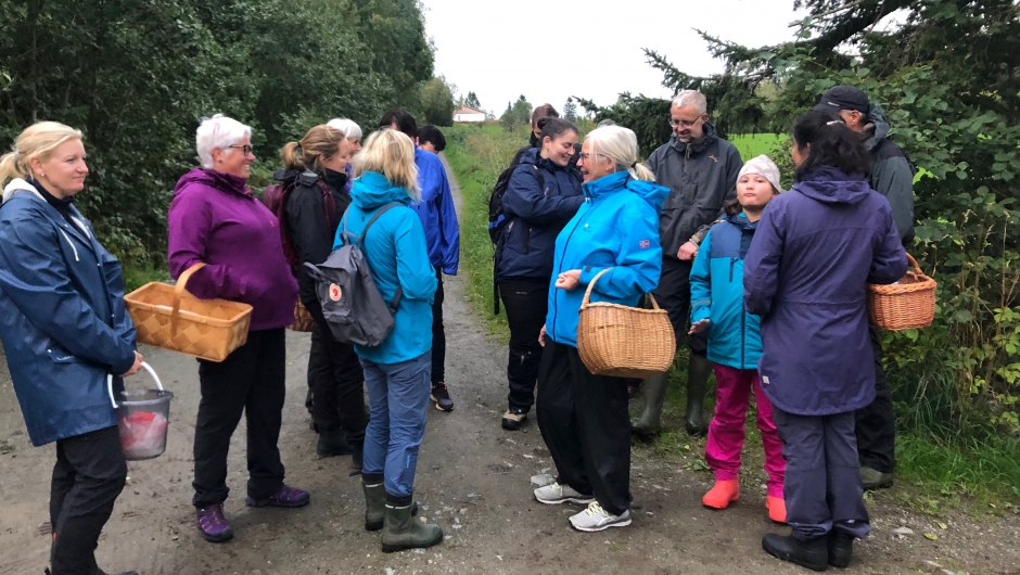 Sopp-tur sammen med Stjørdal hagelag