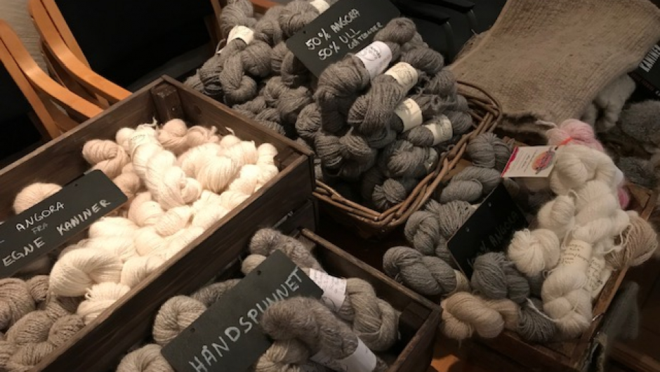 Flott garn i flere kvaliteter foto: Trine Evensen Flott garn i flere kvaliteter foto: Trine Evensen