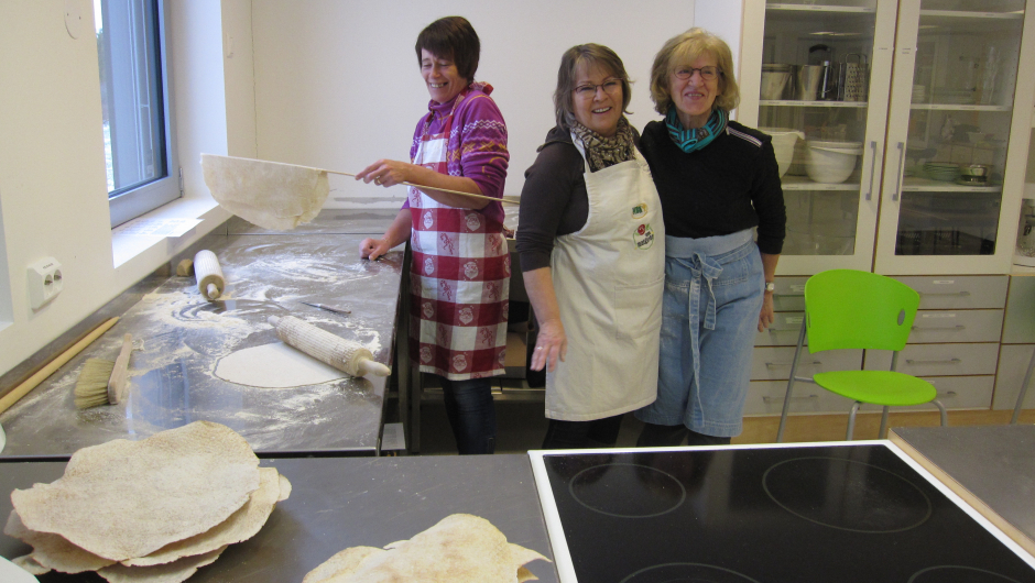 Gøy på flatbrødkurs Gøy på flatbrødkurs