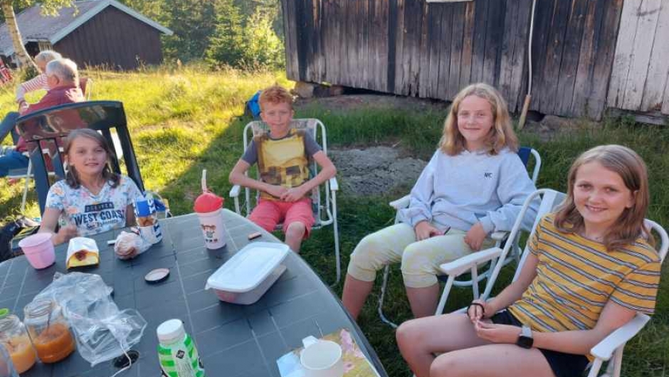 "Kulekidz" var det yngste laget på naturstien