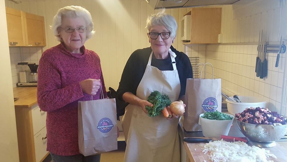 2 av kokkene for dagen Solveig og Elinor