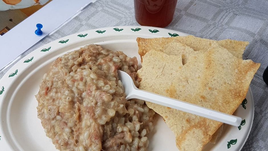 Grynpysje på Markens Grøde. Foto: Marit Tordhol